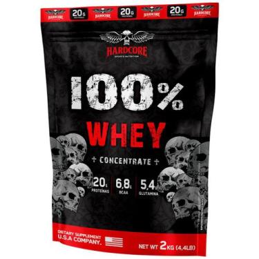 Imagem de 100% Whey Protein Concentrado 2Kg - Hardcore Sports Nutrition