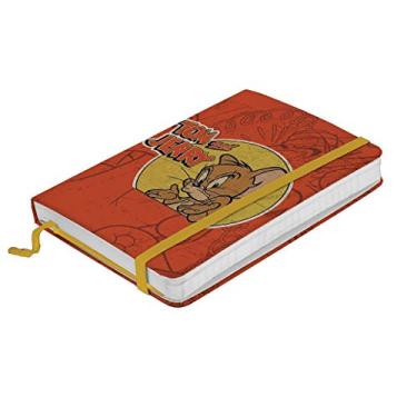 Imagem de Caderneta de Anotação Hanna Barbera Tom And Jerry Mad Mouse Fundo Laranja - Urban - 14x9,5 cm