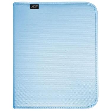 Imagem de Fichário Universitário 4 Argolas Sweet Azul Com Estojo Acp