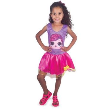 Imagem de Fantasia Vestido Infantil Lol Super Bb Surprise 2 A 8 Anos - Brink Mod