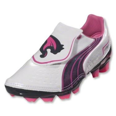 Imagem de Puma Youth V1.11 I FG , White/New Navy/Pink-5.5 Youth