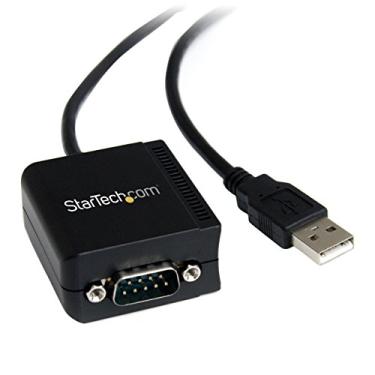 Imagem de StarTech.com Cabo adaptador USB para Serial RS232 FTDI de 1 porta com isolamento óptico, adaptador USB para RS232 - TAA