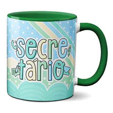 Imagem de Caneca Secretariado Profissional Secretário Presente (Verde)