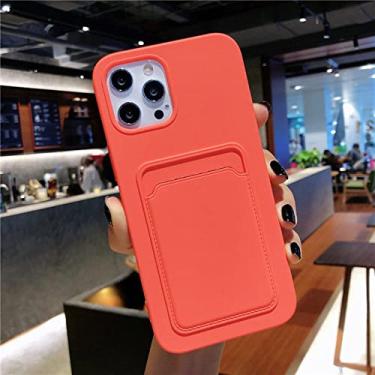 Imagem de Capa para celular Candy Color Case para iPhone 13 12 11 Pro Max XR XS Max X 7 8 Plus 11 14 Pro Soft Wallet Case T4 para iPhone XR