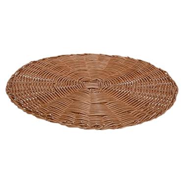 Imagem de Mimo Style Lugar Americano Rattan Sintético, Cor Clara. Elegante e Charmoso Perfeito Para Sua Mesa Posta. Perfeito Para Todas as Ocasiões. Perfeito Para uma Mesa Tropical. Medidas: 38x1cm