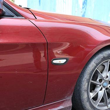 Imagem de JIERS Para BMW Série 3 E90 E92 2005-2012, adesivos de moldura decorativa de seta de fibra de carbono acessórios de carro