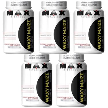 Imagem de Kit 5X Waxy Maize - 1000g Natural - Max Titanium