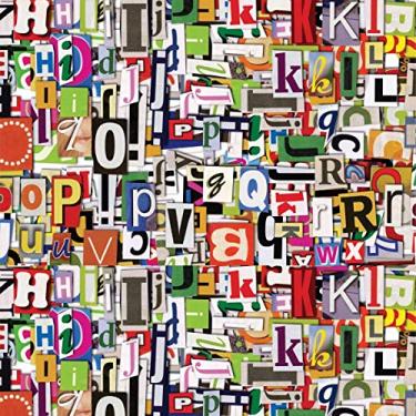 Imagem de Papel De Parede Adesivo Lavável Letras Urbanas 3m