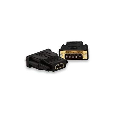 Imagem de Adaptador Conversor DVI-D para HDMI - Dual Link - 24+1 Pinos (DVI-D M X HDMI F)