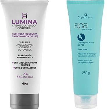 Imagem de Kit Clareador Lumina Virillha Axilas e Creme de Afinar o Pé