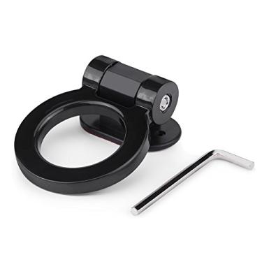 Imagem de Tração Adesiva Modificada Para Carro Anel Redondo Barras De Reboque Decoração De Gancho De Reboque Universal Acessórios Para Gancho De Reboque De Carro Universal Para A Maioria Dos Carros(Preto)