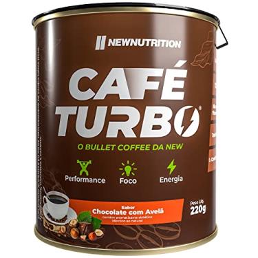 Imagem de Café Turbo em Pó 220g NewNutrition (Chocolate Com Avelã)