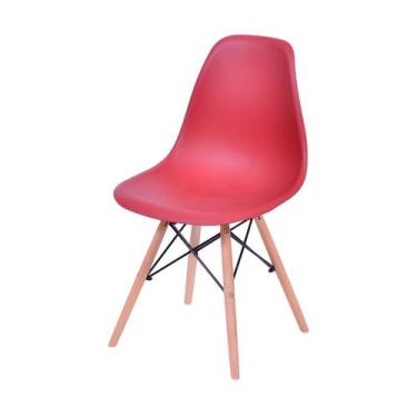 Imagem de Cadeira Eames Dkr Sala De Jantar 46X80,5X42cm Rosa Telha - Or Design