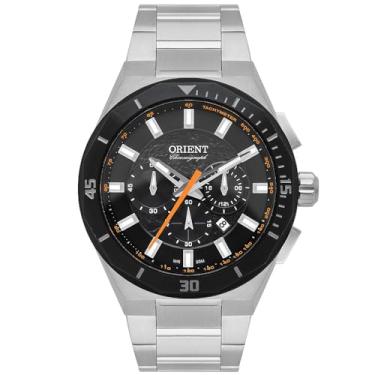 Imagem de Relógio Orient Masculino Ref: Mbssc253 Posx Cronógrafo Prateado