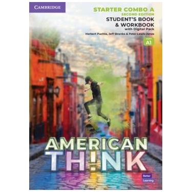 Imagem de American Think - Starter A - Sb And Wb With Digital Pack - 2Ed - Cambr