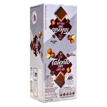 Imagem de Chocolate Talento Diet Garoto- 1Cx C/ 15Un De 25G Cada