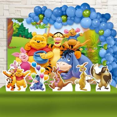 Imagem de Kit Decoração Festa de Aniversário Infantil Turma Ursinho Pooh