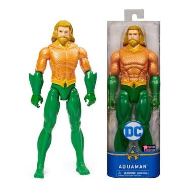 Imagem de Boneco Articulado Aquaman 30 Cm Liga Da Justiça Dc Sunny