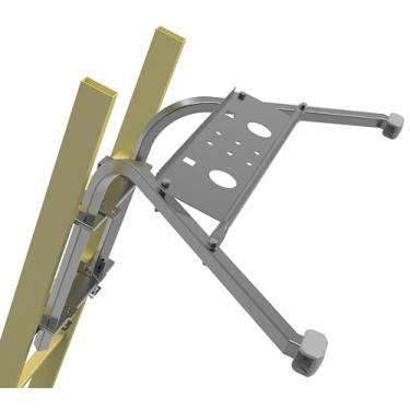 Imagem de Fioracl Estabilizador de escada | Estabilizador de escada de extensão de 48 cm | Pontas de plástico resistentes não marcantes | Protege calhas, tapume, telhado e acabamentos de pintura