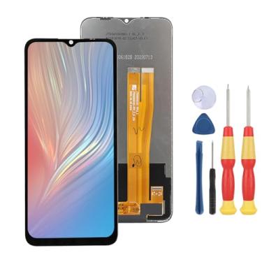 Imagem de SiuVorZhi Visor LCD compatível com OUKITEL C35 Display LCD Touch Screen Assembléia peças de reposição com ferramentas