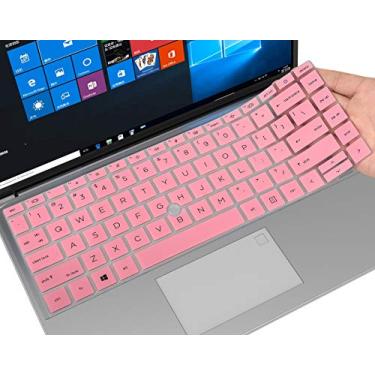 Imagem de Capa de teclado para notebook HP EliteBook 840 G7 G8 de 14 polegadas, HP EliteBook 845 G8 G7 14 polegadas, protetor de teclado e acessórios para a pele, rosa