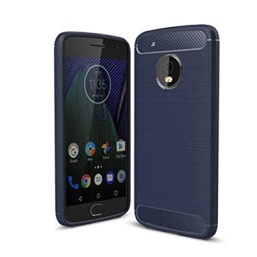 Imagem de Capa para Moto G5 Plus, sensação macia, proteção total, anti-arranhões e impressões digitais + capa de celular resistente a arranhões para Moto G5 Plus