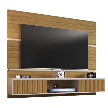 Imagem de Painel Home Ambar para TV até 65 Polegadas Bechara Móveis Ripado
