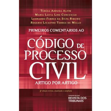 Imagem de Primeiros Comentários Ao Código De Processo Civil 3º Edição - Editora
