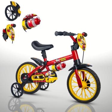 Imagem de Bicicleta Infantil Masculina Mickey Disney Aro 12 - Nathor-Masculino
