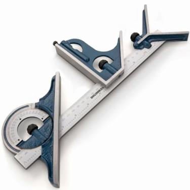 Imagem de Esquadro Combinado Completo Com Régua de 300 mm Digimess 180.202