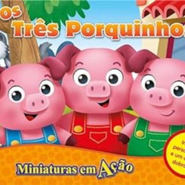 Imagem de Miniaturas em Ação - Os três porquinhos
