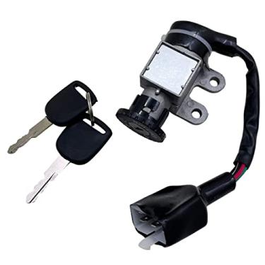 Imagem de Para 50CC 139QMB 80CC KYMCO 50 GY6 TaoTao ATM50-A-A1 4 tempos, 1 conjunto de trava de interruptor de ignição de ciclomotor de scooter, 5 fios, peças de motocicleta