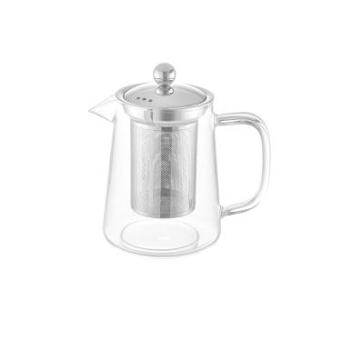 Imagem de Bule para Chá em Vidro e Aço Inox com Infusor 700 ml Oxford