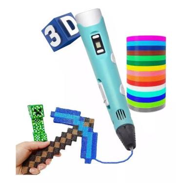 Imagem de Caneta Impressora 3D Adulto E Infantil Divertida - Caneta 3D, Presente