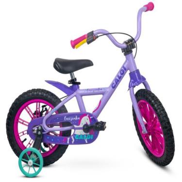 Imagem de Bicicleta Infantil Caloi Cecizinha Aro 14 Menina Unicórnio - Nathor