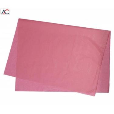 Imagem de Papel de seda 50x70 salmão rosado ac05 - pacote com 100 folhas - ART C