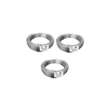 Imagem de Kit com 3 kg de arame liso galvanizado - bwg14-2,11mm - jst