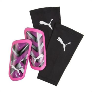 Imagem de Caneleira Puma Ultra Flex Sleeve, M, Rosa, Prata