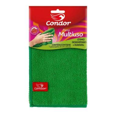 Imagem de Pano Microfibra Multiuso Verde 35x35cm - Condor