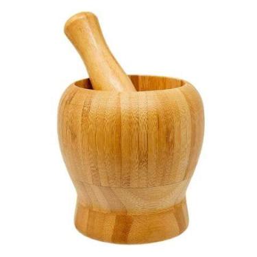 Imagem de Socador Pilão Ecokitchen Bambu 11.5 cm Mimo BM1500 - Mimo Style