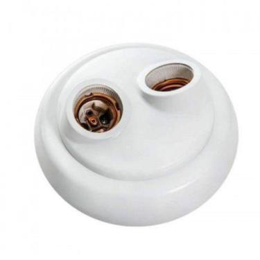 Imagem de Plafon 2 Lampadas Branco E-27 - Opl