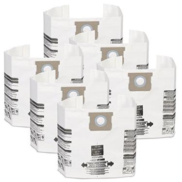 Imagem de Sacos para aspirador de pó secos molhados VF2005TP (2 pacotes, 6 sacos para aspirador de pó), filtro de saco para a maioria dos aspiradores de pó Shop-Vac, Genie Shop