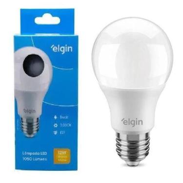 Imagem de Lampada Bulbo Led 12W Bivolt 3000K - Elgin