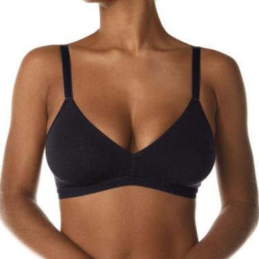 Imagem de Sutiã DeMillus 61052 Cotton, Preto, 50