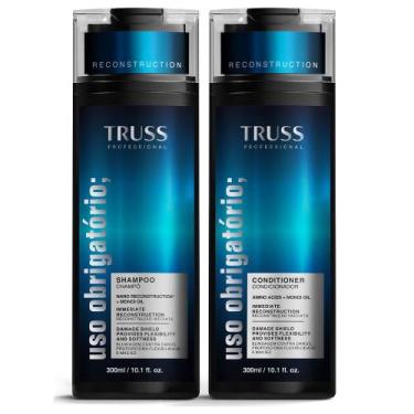 Imagem de Kit Shampoo e Condicionador Truss Uso Obrigatório 300ml