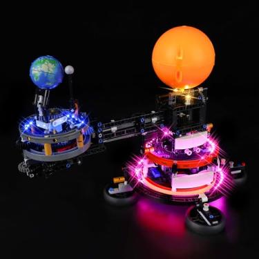 Imagem de Kyglaring LED Lighting Kit for Leg0 Technic Earth and Lunar Orbit Model Kit, Compatible with Leg0 42179 (Leg0 Kit Not Included)