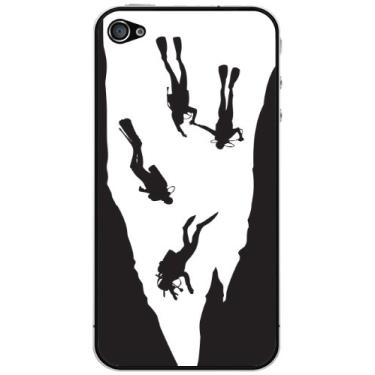 Imagem de Cellet Divers Skin para iPhone 4/4S - Preto/Branco