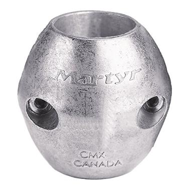 Imagem de Martyr Anodes Ânodo de eixo simplificado CMX06AL com cabeça ranhurada de aço inoxidável, alumínio, liga de alumínio