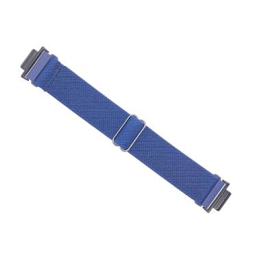 Imagem de Hooxue Pulseiras de relógio de nylon elástico de liberação rápida, kit de conector de metal de 16 mm, pulseira de substituição elástica macia e ajustável de 22 mm compatível com Casio G-SHOCK GA2100