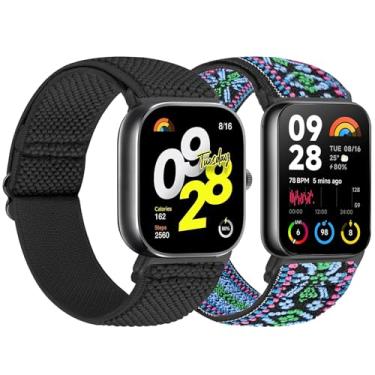Imagem de Tiptops Pulseiras de substituição compatíveis com Redmi Watch 4/Xiaomi Mi Smart Band 8 Pro/Xiaomi Smart Band 9 Pro, pacote com 2